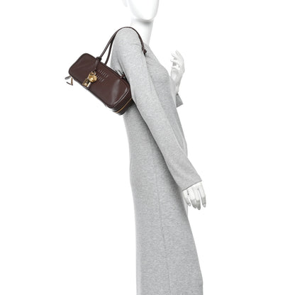 Miu Miu Nappa Small Beau Top Handle Bag Briarwood 2 of 9