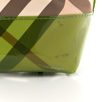 Burberry Nova Check PVC Tote Green 13 of 16