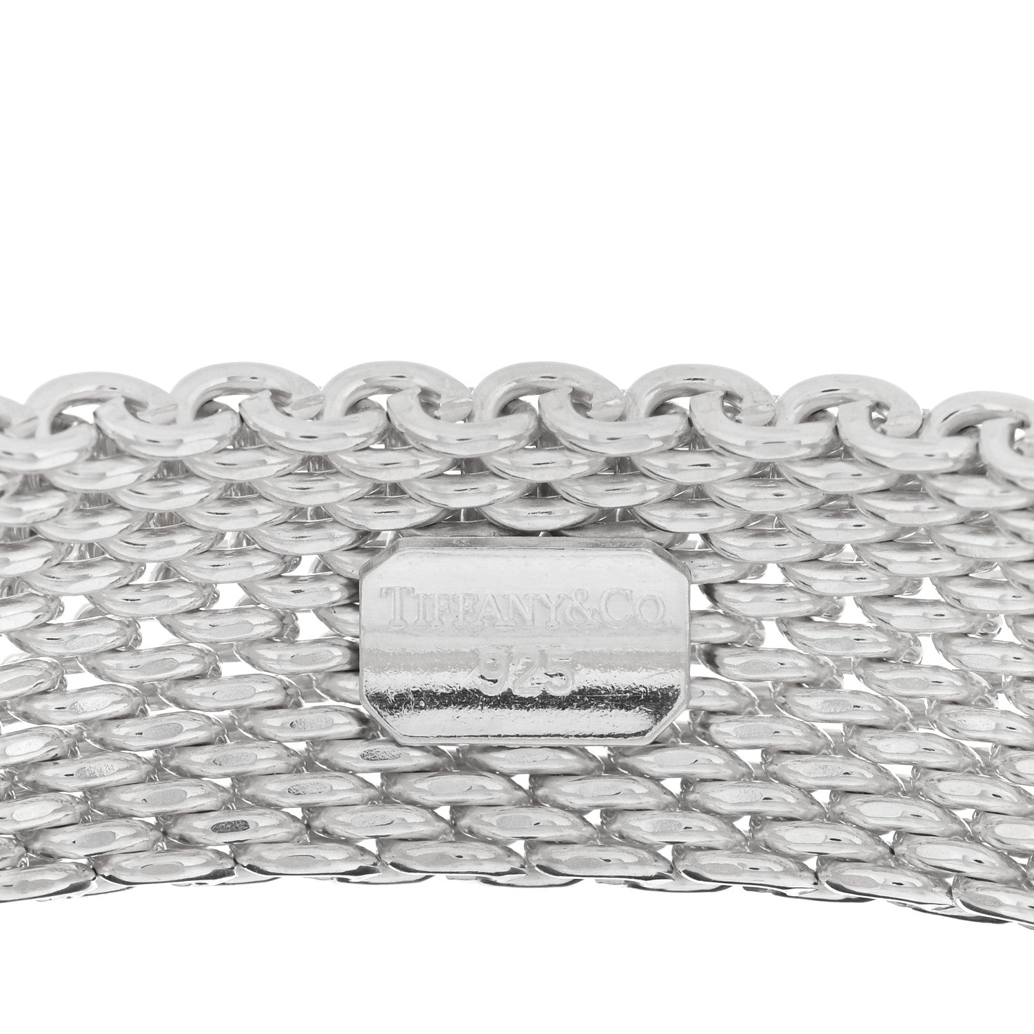 Tiffany Sterling Silver Somerset Mesh Bracelet 3 of 3