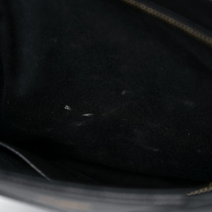 Saint Laurent Grain De Poudre Matelasse Chevron Medium Tribeca Shopping Bag Black 14 of 15