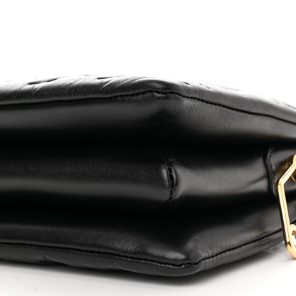 Louis Vuitton Lambskin Embossed Monogram Coussin BB Black 11 of 12