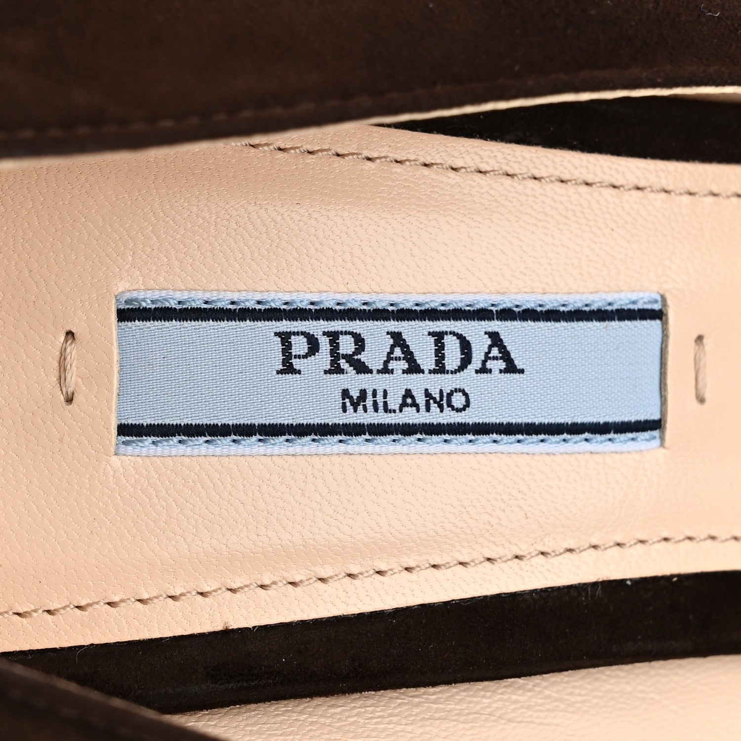 Prada Camoscio Basic 90mm Pumps 39.5 Moro 7 of 9