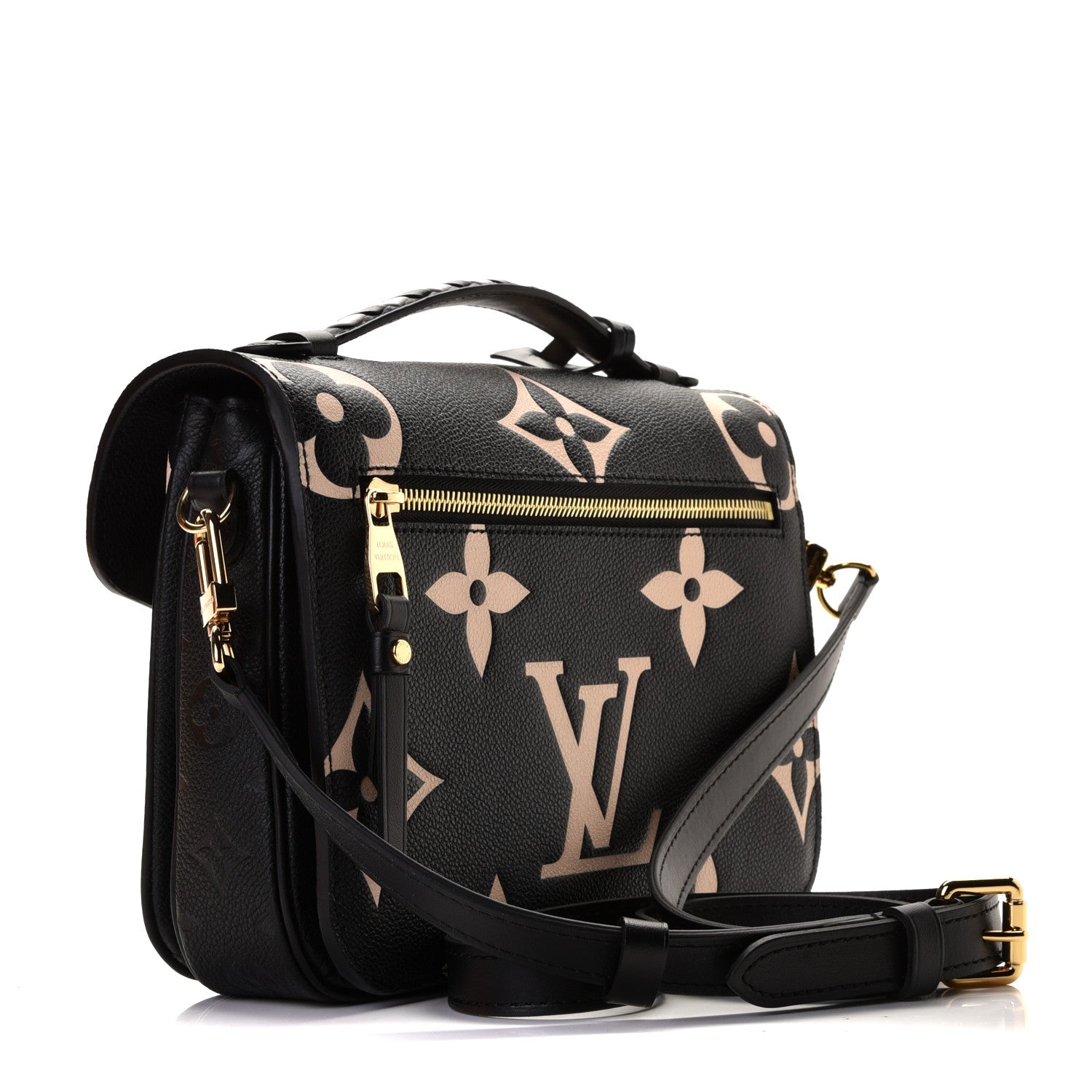 Louis Vuitton Empreinte Monogram Giant Crafty Pochette Metis Black Creme 2 of 6