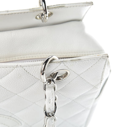 Chanel Caviar Quilted Petit Timeless Tote PTT White 17 of 17