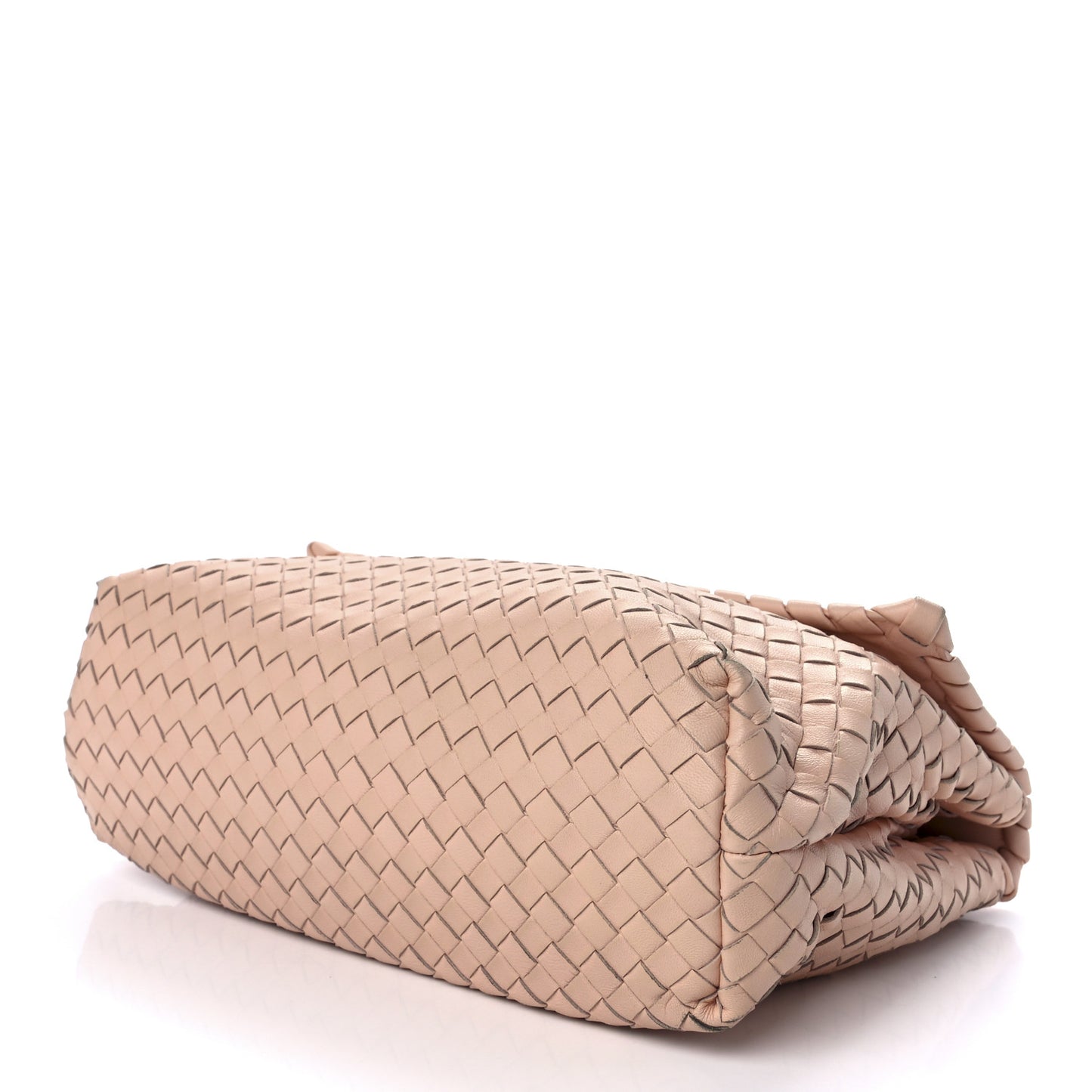 Nappa Intrecciato Baby Olimpia Shoulder Bag Petale