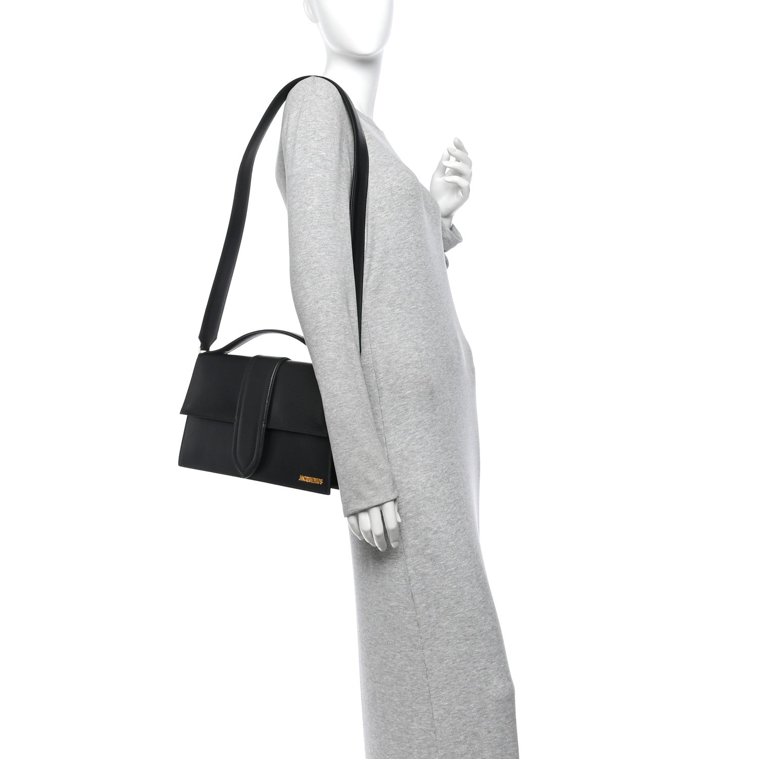 Jacquemus Smooth Calfskin Le Bambinou Black 2 of 9