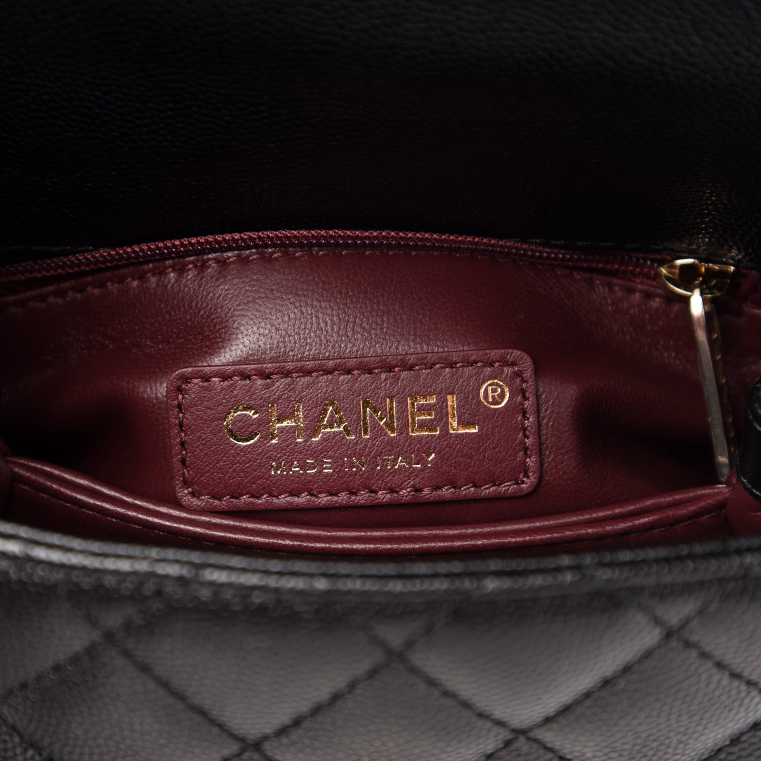 Chanel Caviar Quilted Extra Mini Coco Handle Flap Black 8 of 10