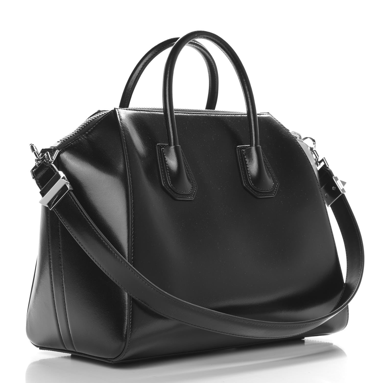 Givenchy Shiny Lord Calfskin Medium Antigona Black 2 of 10