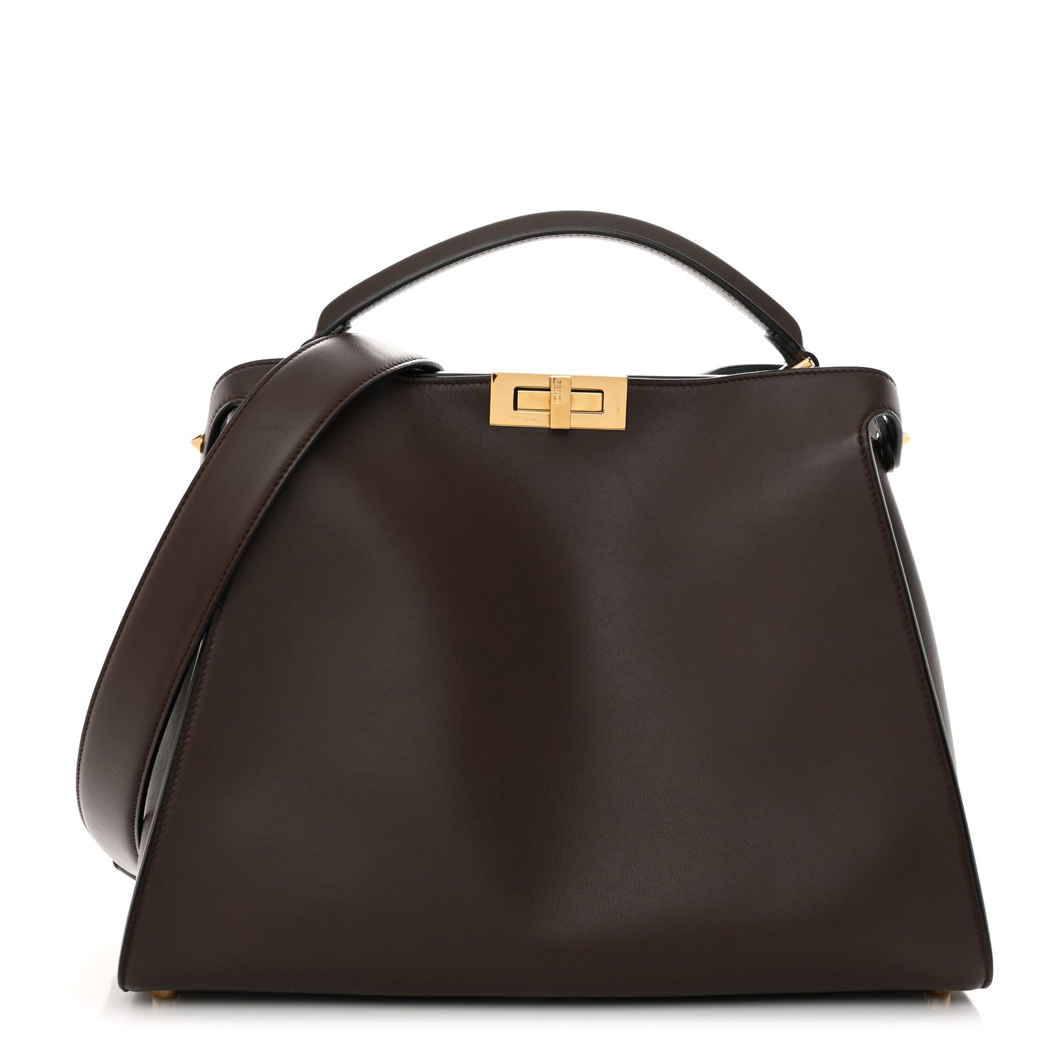 Fendi Vitello Tahiti Burro Large Peekaboo Iconic Essentially Satchel Maya Moresco Malachite 1 of 24