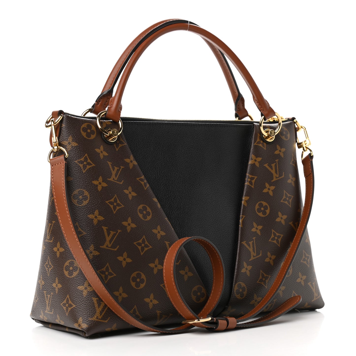 Monogram V Tote MM Black