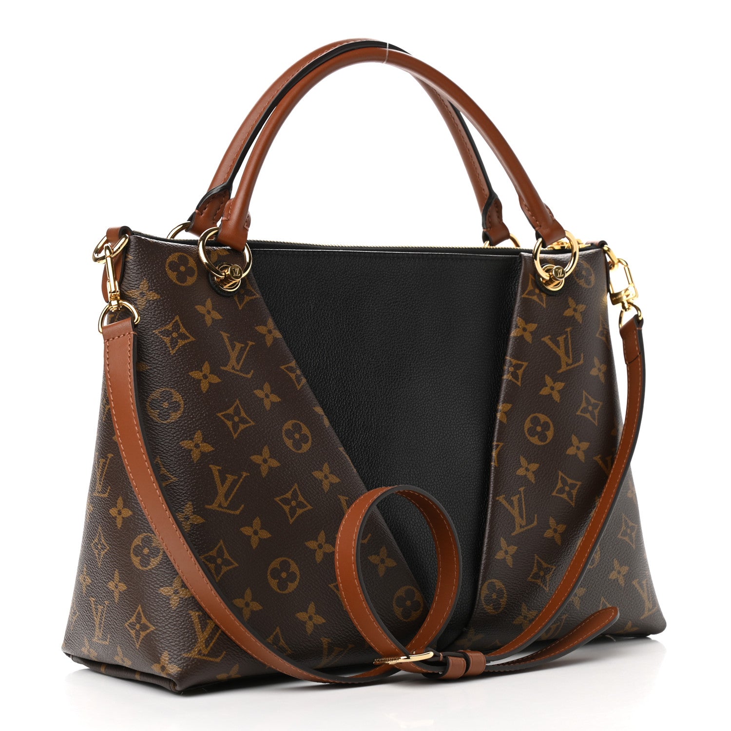 Louis Vuitton Monogram V Tote MM Black 3 of 13