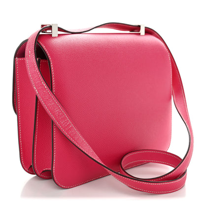 Hermes Epsom Constance 24 Rose Tyrien 2 of 11