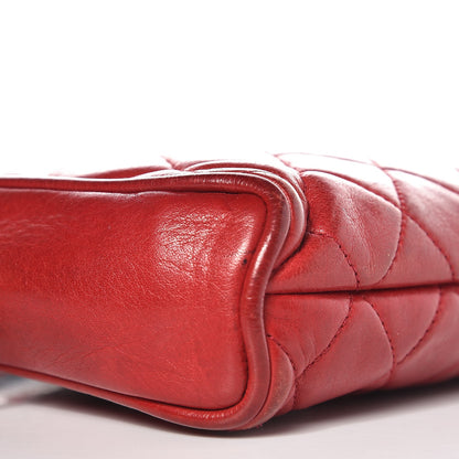 Chanel Lambskin Quilted Belt Bag 75 30 Red 10 of 14