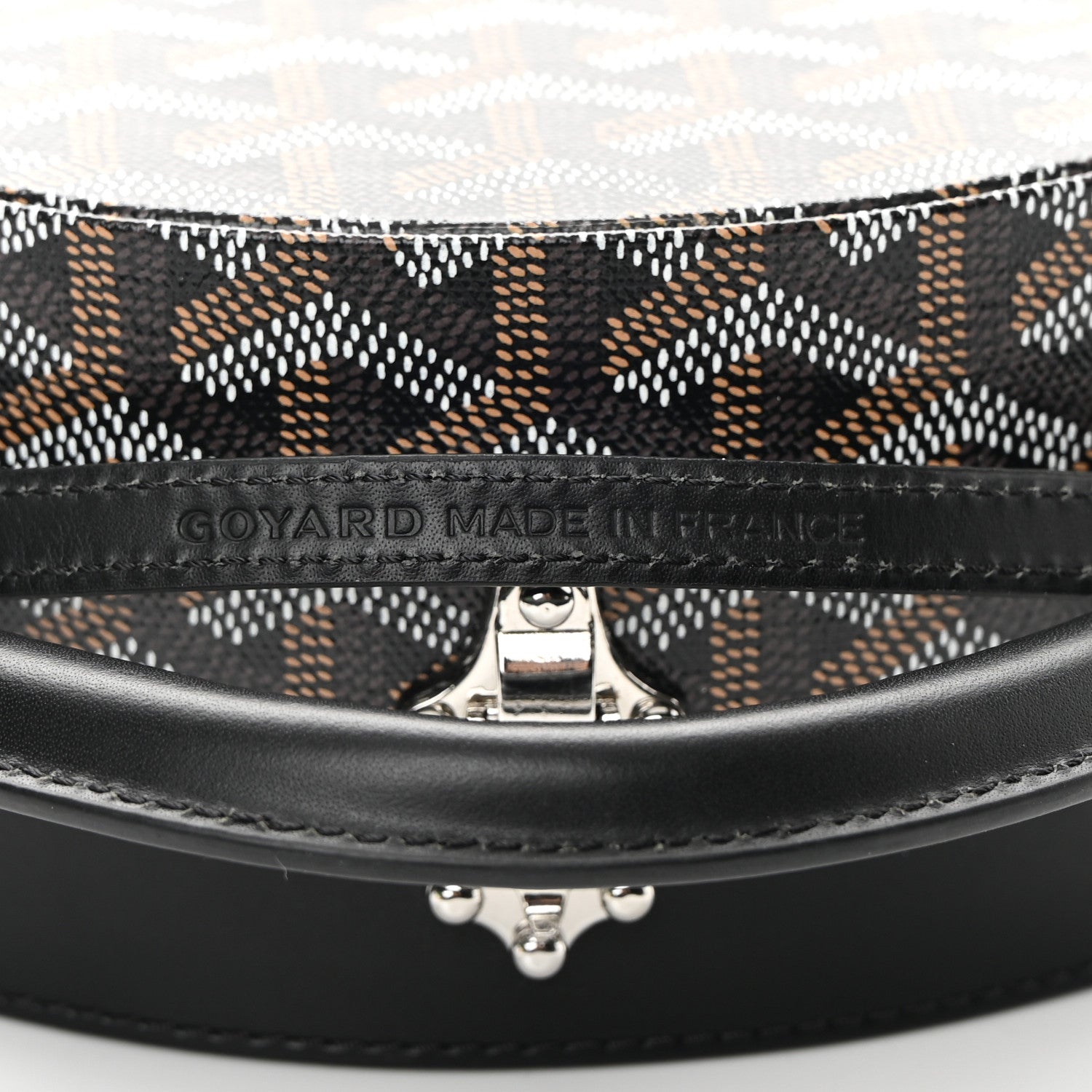 Goyard Goyardine Alto Hatbox Black 11 of 12