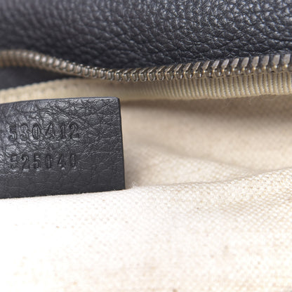 Gucci Grained Calfskin Logo Belt Bag Black 7 of 11
