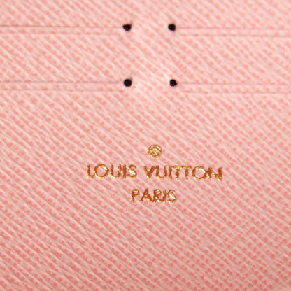 Louis Vuitton Monogram Zippy Wallet Rose Ballerine 11 of 14
