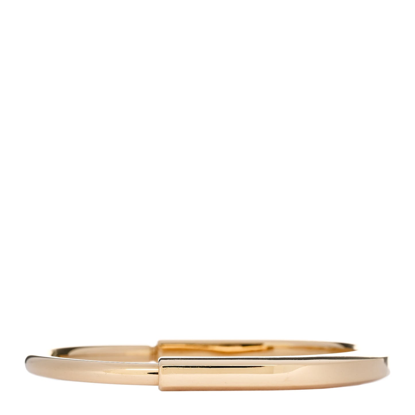18K Yellow Gold Tiffany Lock Bangle Bracelet