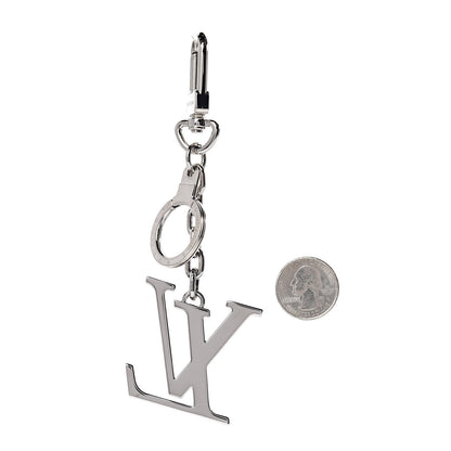 Louis Vuitton LV Facettes Bag Charm Key Holder Silver 2 of 3