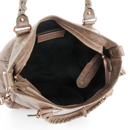 Balenciaga Agneau Giant 12 Rose Gold Hardware Velo Gris Poivre 5 of 7