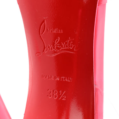 Christian Louboutin PVC Specchio Spikoo 100 Pumps 38.5 Version Fluo Pink 7 of 8