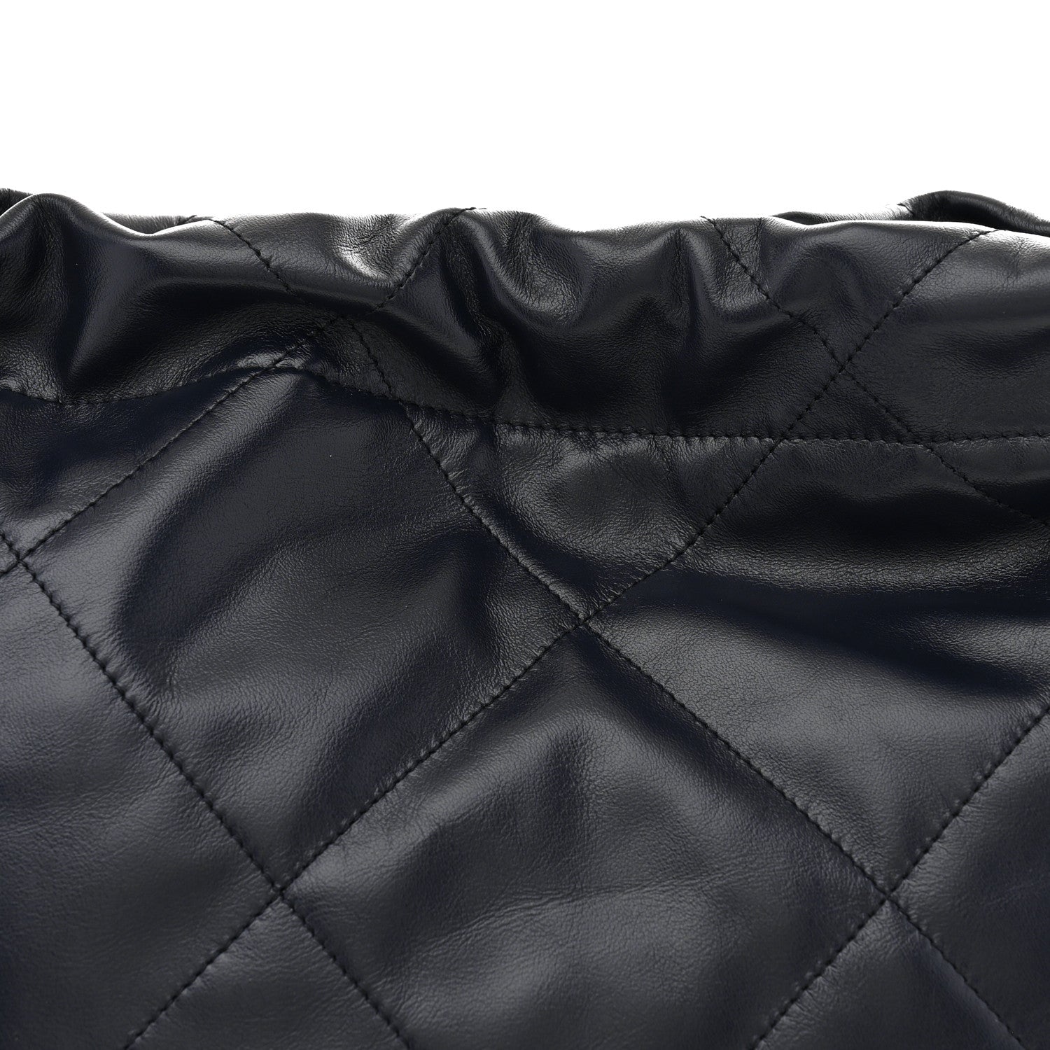 Chanel Shiny Calfskin Quilted Small Chanel 22 Navy 8 of 10