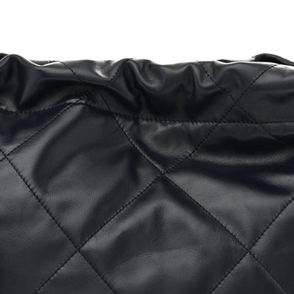 Chanel Shiny Calfskin Quilted Small Chanel 22 Navy 8 of 10