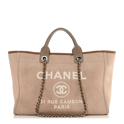 Chanel Canvas Large Deauville Tote 1 of 13