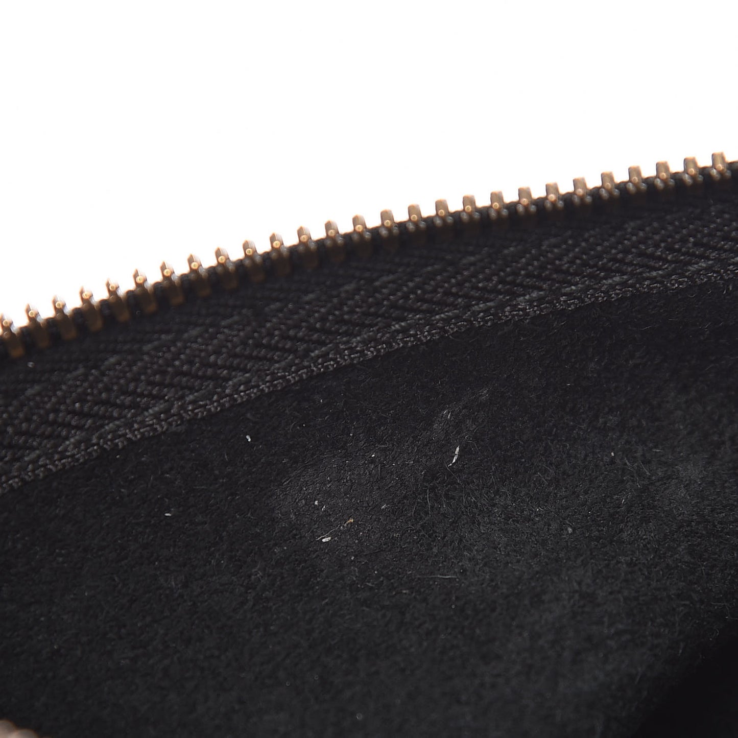 Pebbled Calfskin Medium Logo Portfolio Clutch Black