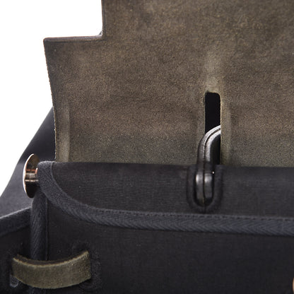 Hermes Toile Vache Calfskin Herbag 30 PM Backpack Black 13 of 20