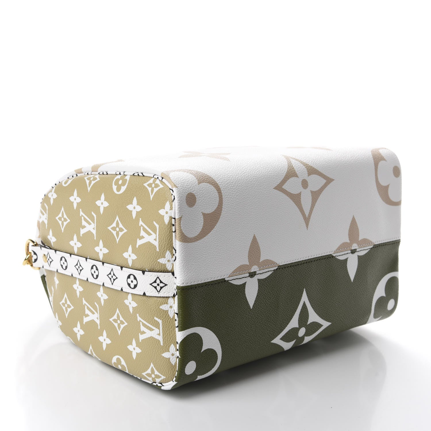 Louis Vuitton Monogram Giant Speedy Bandouliere 30 Kaki Beige 4 of 11