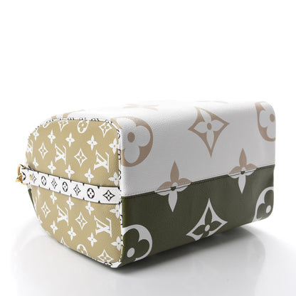 Louis Vuitton Monogram Giant Speedy Bandouliere 30 Kaki Beige 4 of 11