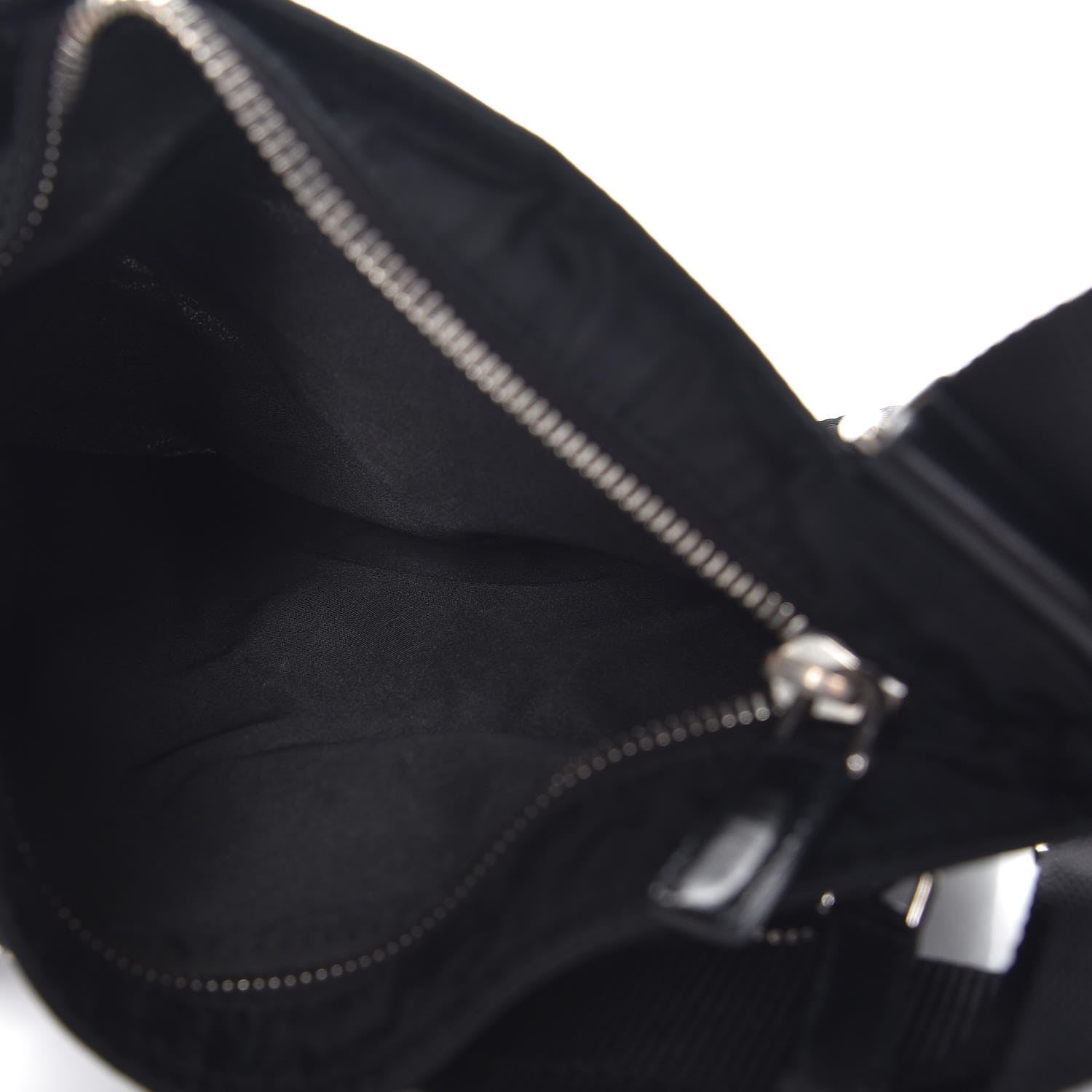 Prada Nylon Flat Messenger Bag Black 5 of 7