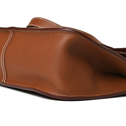 Hermes Taurillon Clemence Halzan 31 Gold 11 of 12