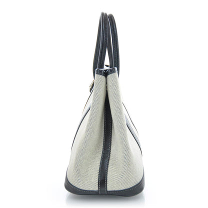 Hermes Toile Leather Garden Party PM 7 of 10
