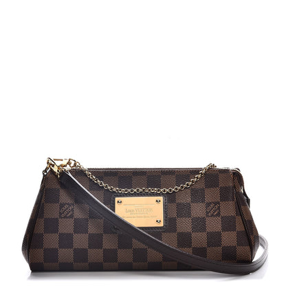 Louis Vuitton Damier Ebene Eva Clutch 1 of 7