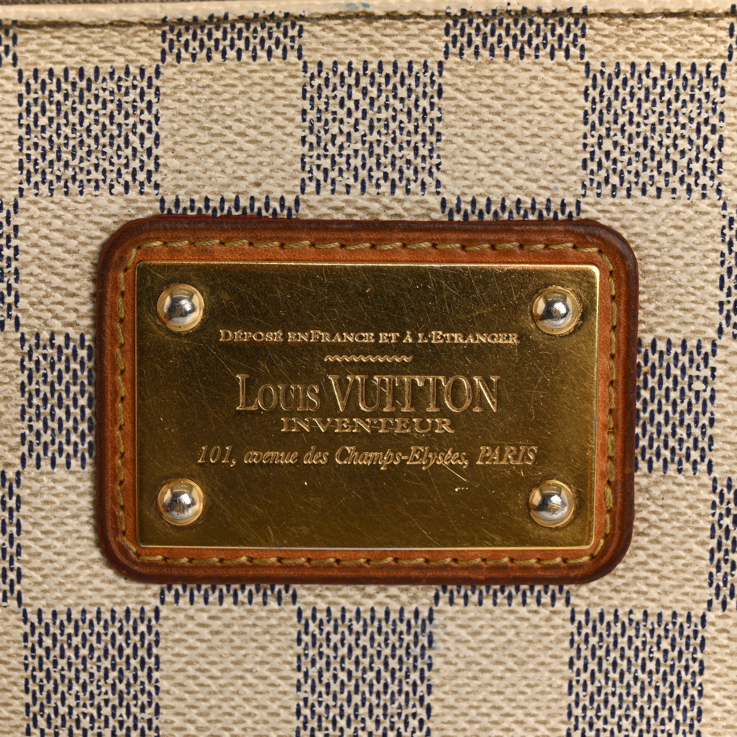 Louis Vuitton Damier Azur Eva Clutch 14 of 15