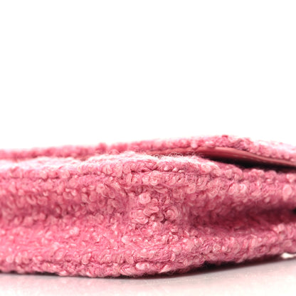 Chanel Tweed Quilted Flap Chain Waist Bag Pink 11 of 12