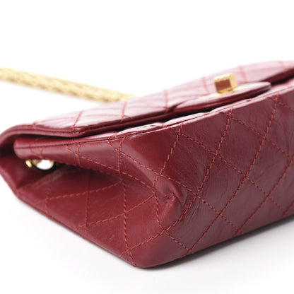 Chanel Aged Calfskin Quilted 2.55 Reissue Mini Flap Red 6 of 11
