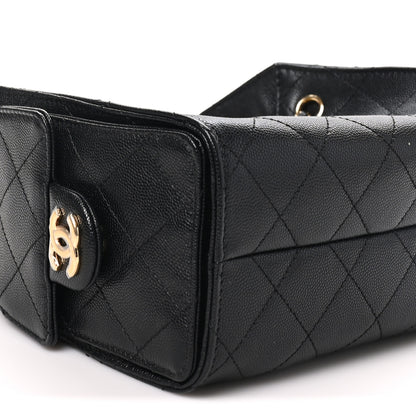 Chanel Caviar Quilted Mini Chanel 25 Handbag Black 8 of 10