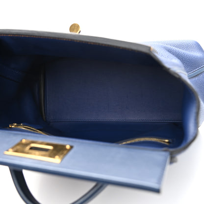 Hermes Taurillon Maurice Swift 24/24 29 Bleu Nuit Gold 4 of 10