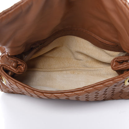Bottega Veneta Nappa Intrecciato Messenger Crossbody Brown 5 of 8