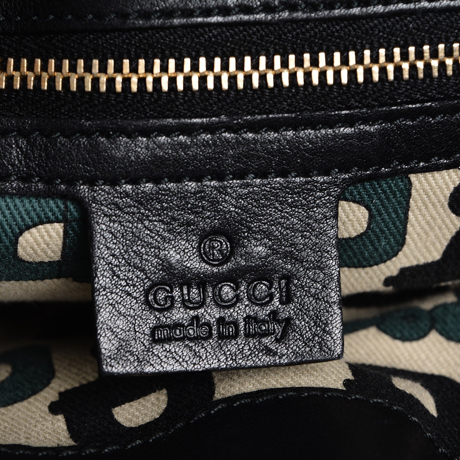 Gucci Guccissima Medium Hysteria Top Handle Bag Black 7 of 10