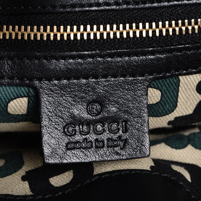 Gucci Guccissima Medium Hysteria Top Handle Bag Black 7 of 10