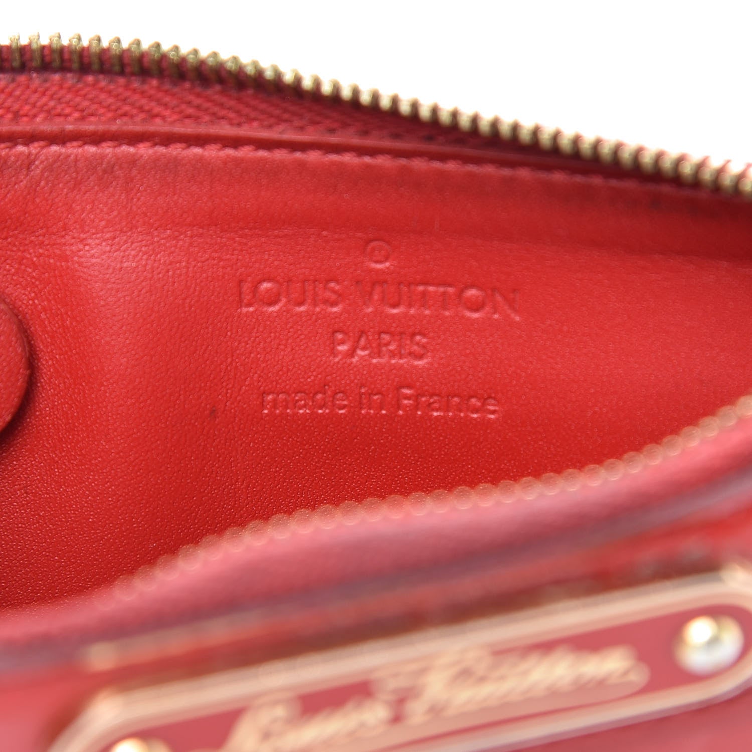 Louis Vuitton Vernis Key Pouch Cherry 6 of 12