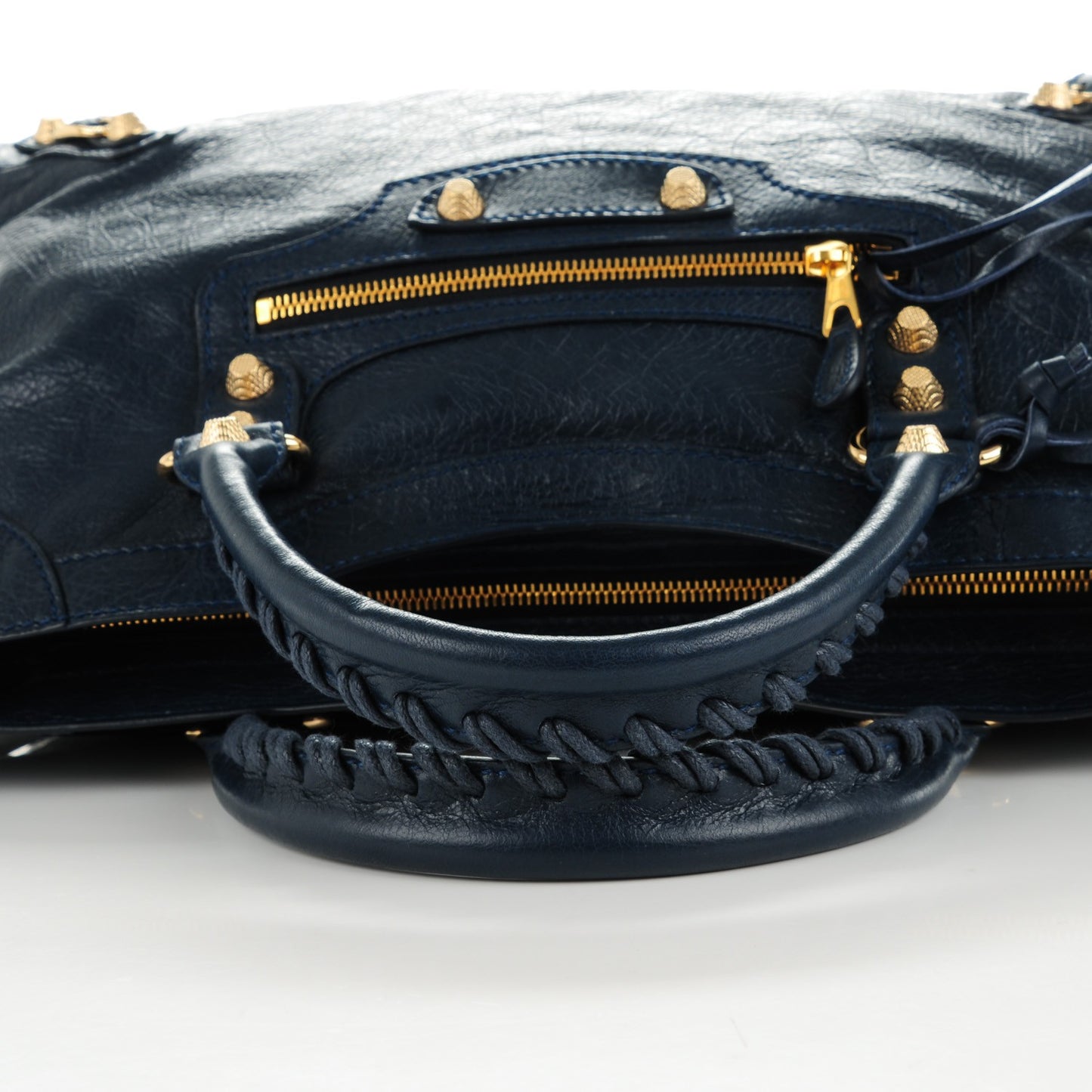Agneau Giant 12 Gold Hardware City Bleu Obscur