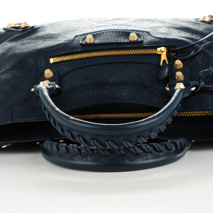 Balenciaga Agneau Giant 12 Gold Hardware City Bleu Obscur 5 of 8