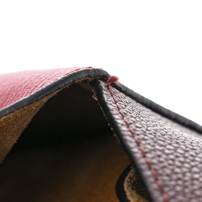 Loewe Grained Calfskin Colorblock Sling Hobo Red Oxblood Burgundy 11 of 11