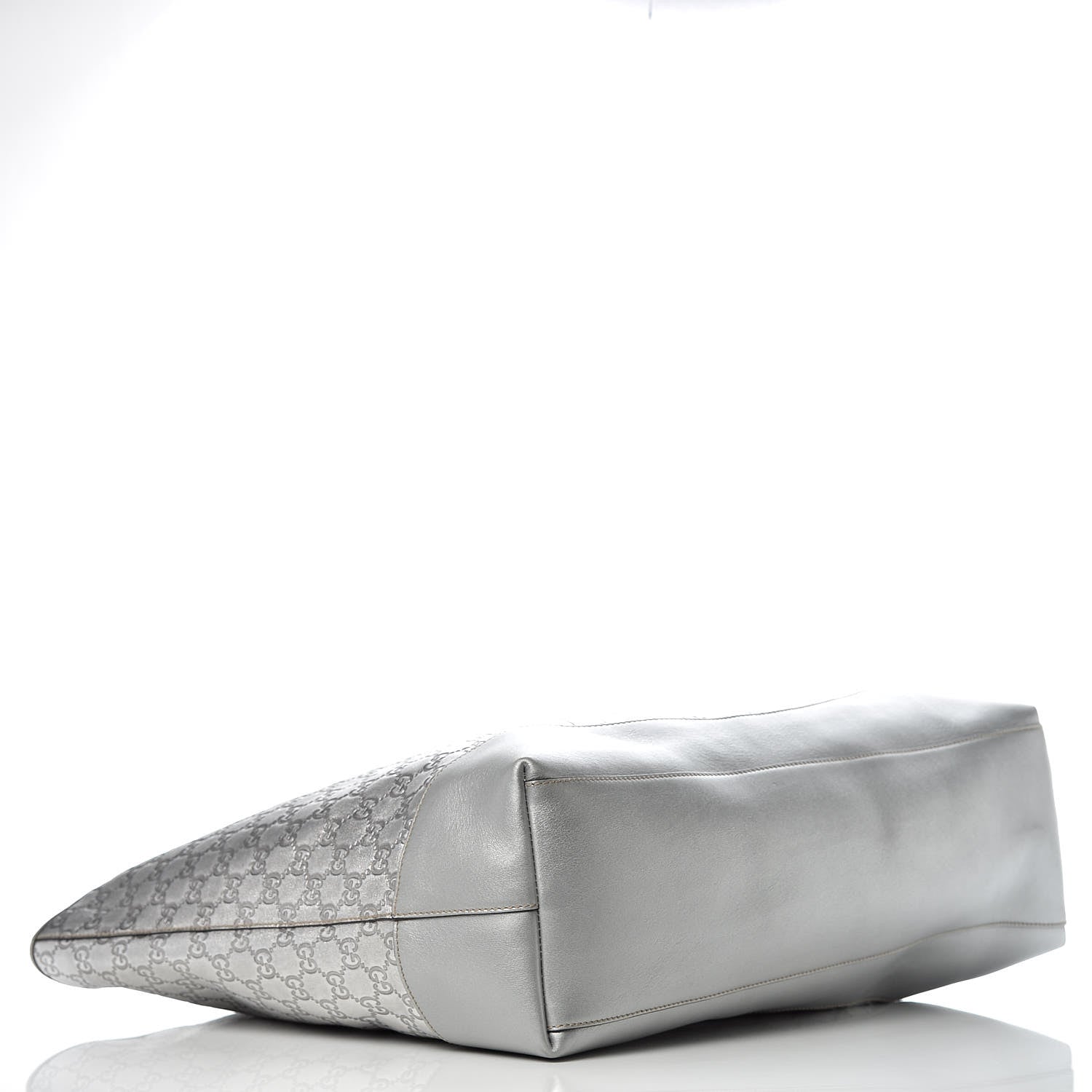Gucci Guccissima Large Tote Silver 4 of 9