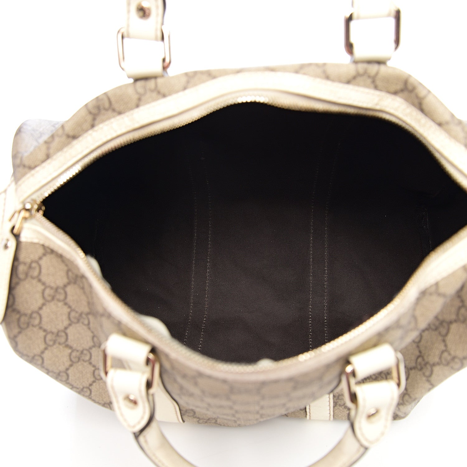 Gucci GG Plus Monogram Medium Joy Boston Off White 4 of 17
