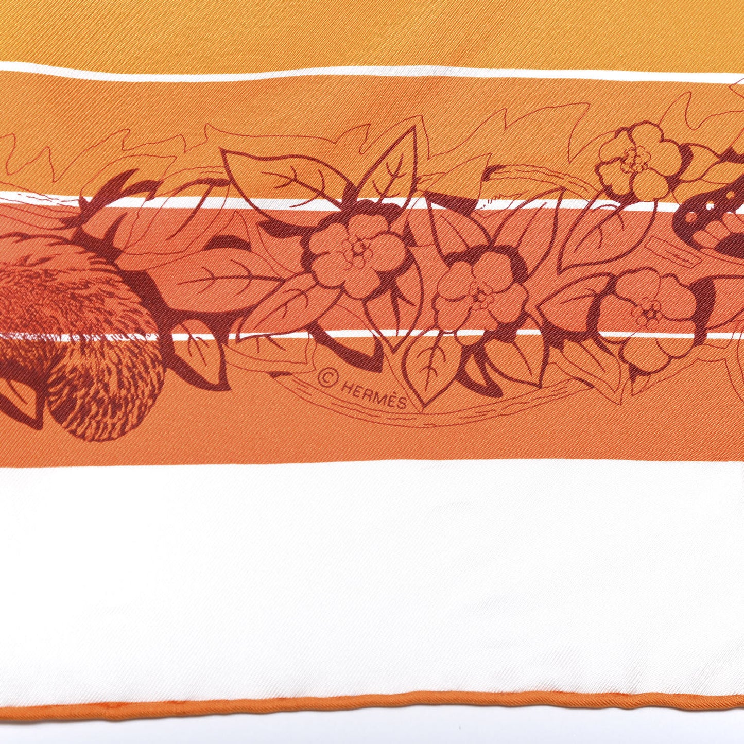 Silk Carre Jungle Love Rainbow Scarf 90